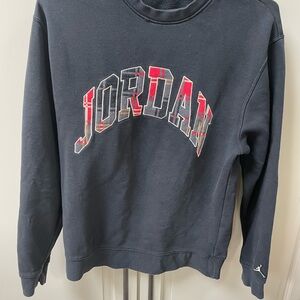 Jordan Black Sweatshirt Bold Design